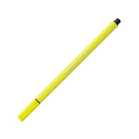 STABILO Stylo feutre Pen 68, jaune fluo