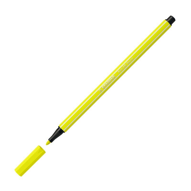 STABILO Stylo feutre Pen 68, jaune fluo