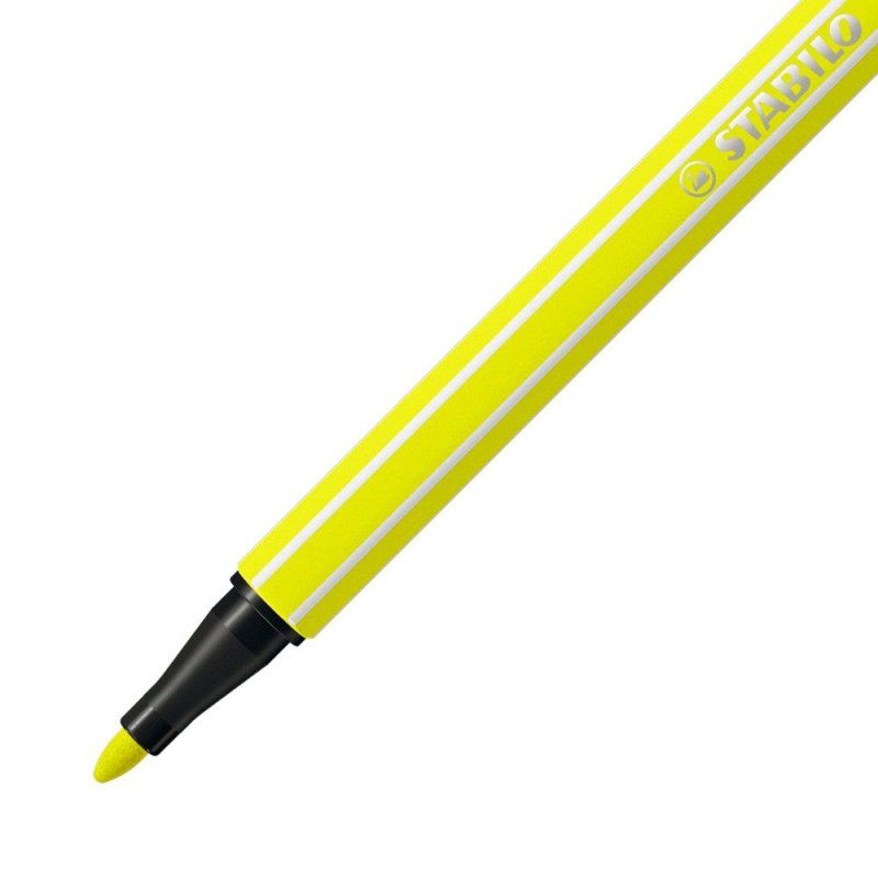 STABILO Stylo feutre Pen 68, jaune fluo