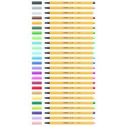 STABILO Point 88 stylo-feutre Multicolore 18 pièce(s)
