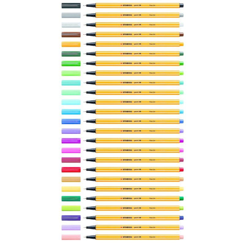 STABILO Point 88 felt pen Multicolour 18 pc(s)