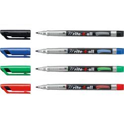 STABILO Write-4-all permanent marker Black, Blue, Green, Red 4 pc(s)