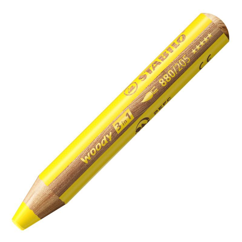 STABILO woody 3 in 1 Yellow 1 pc(s)