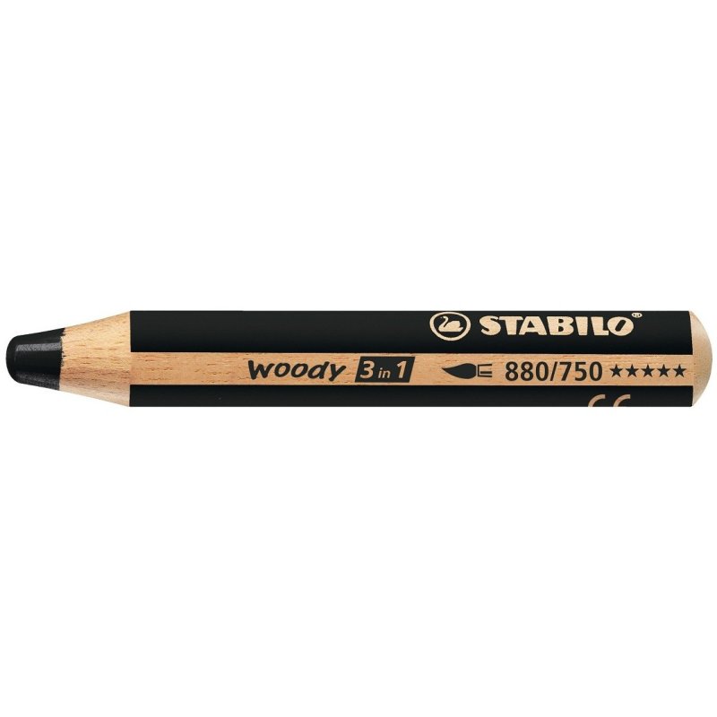 STABILO woody 3 in 1 Noir 1 pièce(s)