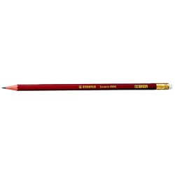 STABILO Crayon graphite Swano avec gomme, dureté: HB