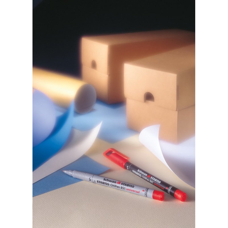 STABILO Feutre pour films OHPen universal, soluble, rouge