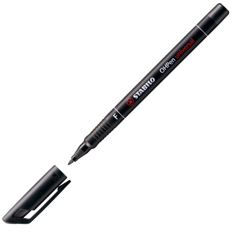 STABILO Feutre pour films OHPen universal, permanent, noir