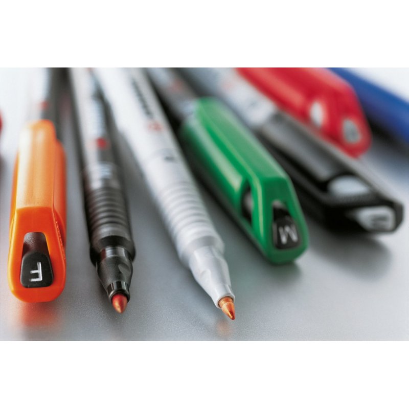 STABILO OHPen universal permanent, 4 Pack permanent marker Bullet tip Black, Blue, Green, Red 4 pc(s)