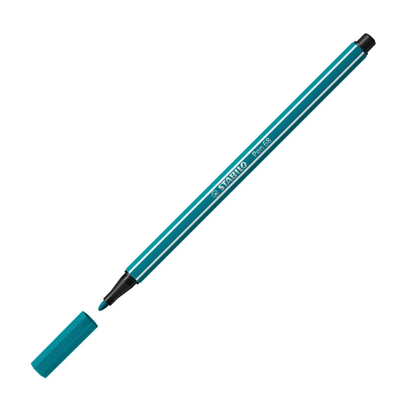 STABILO Stylo Feutre Pen 68, bleu turquoise