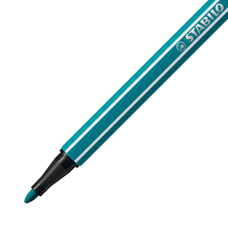 STABILO Stylo Feutre Pen 68, bleu turquoise
