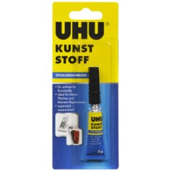 UHU colle instantanée spécial plastique, 3 g