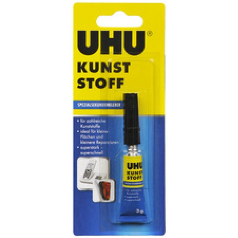 UHU colle instantanée spécial plastique, 3 g