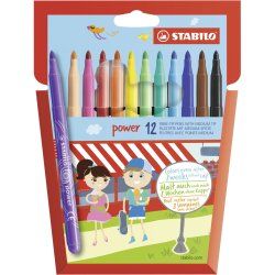 STABILO power felt pen Medium Multicolour 12 pc(s)