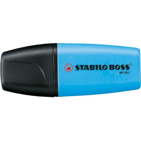 STABILO BOSS MINI marqueur 1 pièce(s) Pointe biseautée Bleu