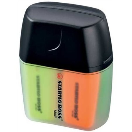 STABILO Surligneur BOSS MINI, boîte en plastique de 4