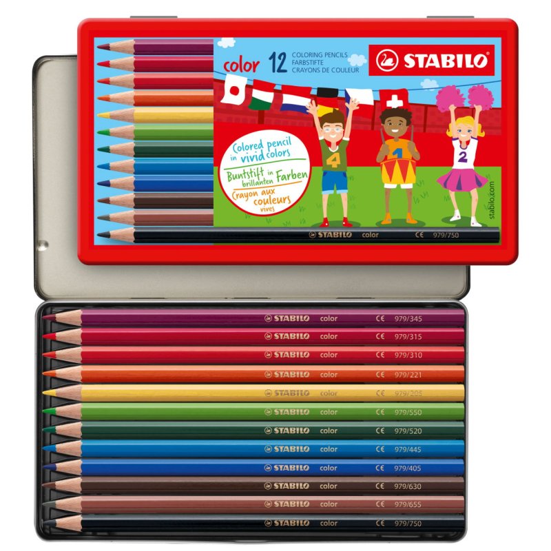 STABILO 1812-77 colour pencil Multicolour 12 pc(s)