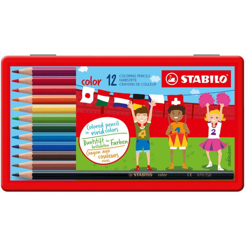 STABILO 1812-77 colour pencil Multicolour 12 pc(s)