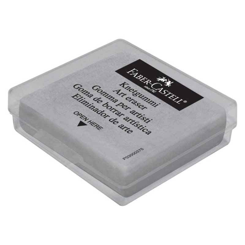 FABER-CASTELL Gomme malléable ART ERASER, gris