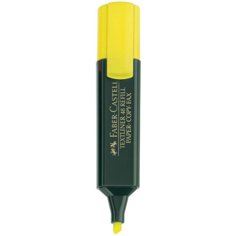 Faber-Castell 154807 marqueur 1 pièce(s) Pointe biseautée Jaune