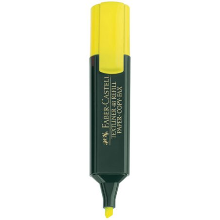 Faber-Castell 154807 marqueur 1 pièce(s) Pointe biseautée Jaune