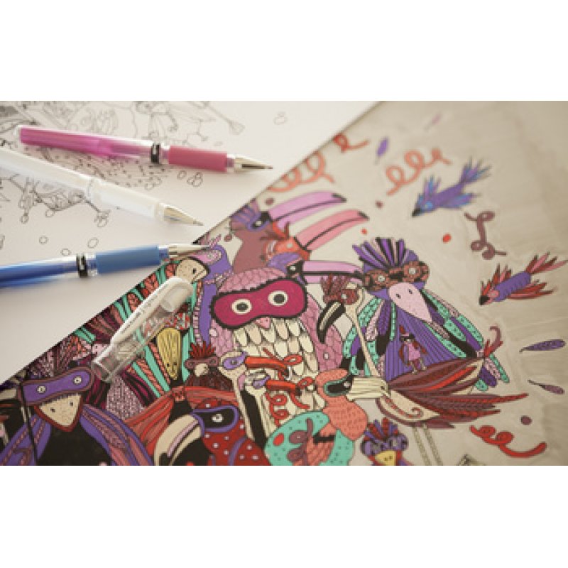 uni-ball Stylo roller à encre gel SIGNO broad UM153