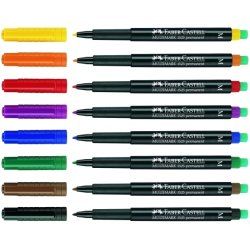 FABER-CASTELL Marqueur permanent MULTIMARK M, étui de 4
