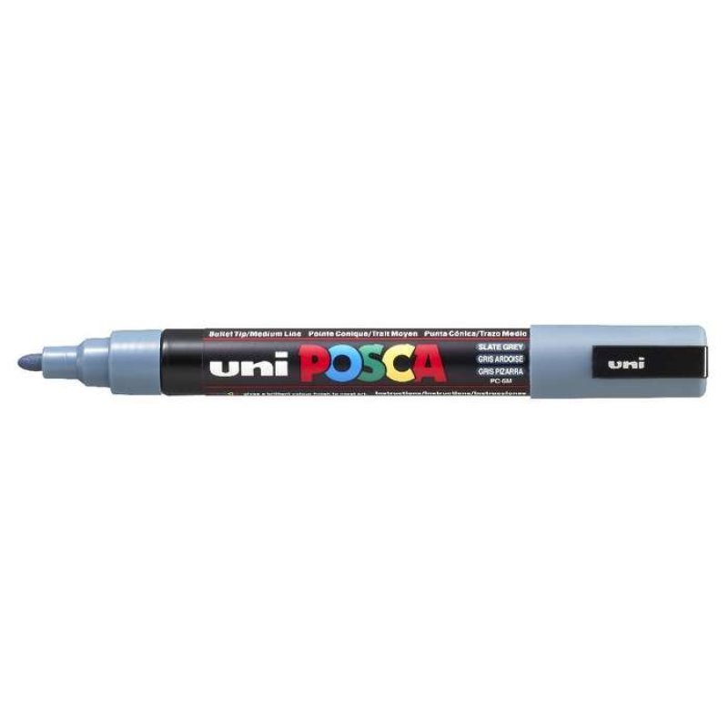POSCA uni PC-5M marqueur 1 pièce(s) Pointe ogive Gris