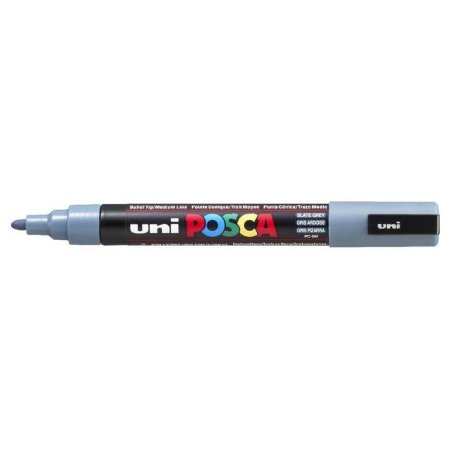 POSCA uni PC-5M marqueur 1 pièce(s) Pointe ogive Gris