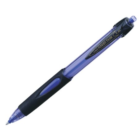 uni-ball Stylo bille rétractable POWER TANK SN-220, bleu
