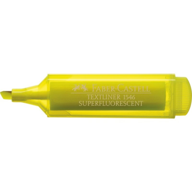 Faber-Castell TEXTLINER 1546 marqueur 1 pièce(s) Pointe fine/biseautée Jaune