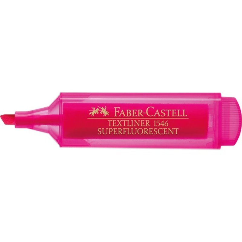 Faber-Castell TEXTLINER 1546 marqueur 1 pièce(s) Pointe fine/biseautée Rose