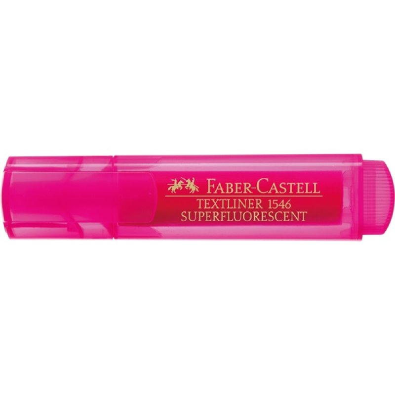 Faber-Castell TEXTLINER 1546 marqueur 1 pièce(s) Pointe fine/biseautée Rose