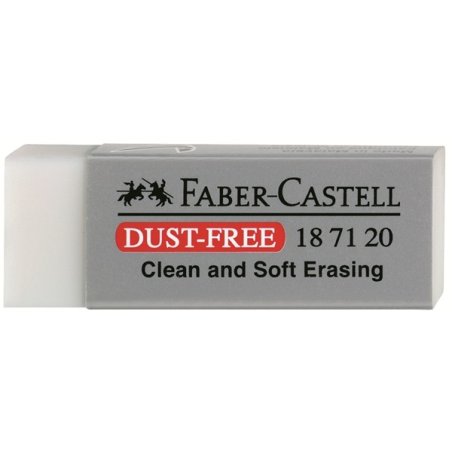 FABER-CASTELL Gomme en plastique DUST-FREE, blanc
