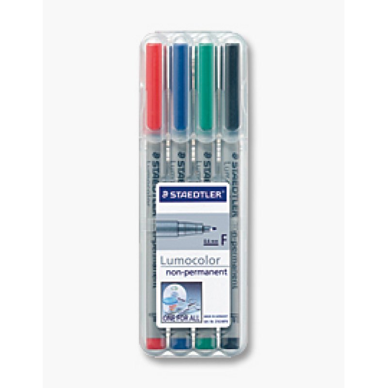 Staedtler 316 WP4 marqueur 1 pièce(s) Noir, Bleu, Vert, Rouge
