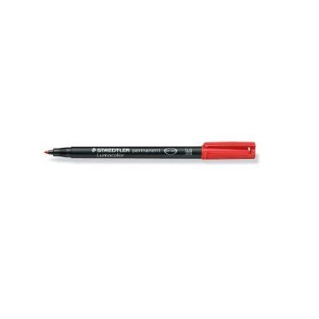 STAEDTLER Marqueur permanent 317M Lumocolor, rouge