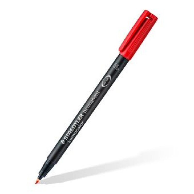 STAEDTLER Marqueur permanent 318F Lumocolor, étui de 4