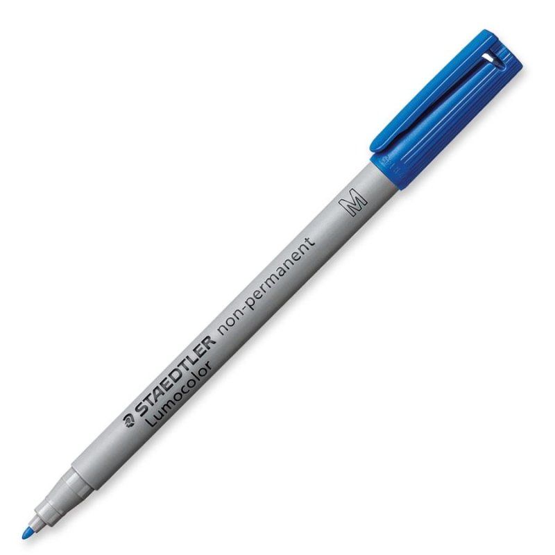 STAEDTLER Marqueur non permanent 315M Lumocolor, bleu