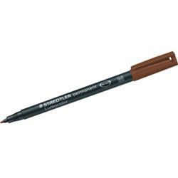 STAEDTLER Marqueur permanent 317M Lumocolor, marron