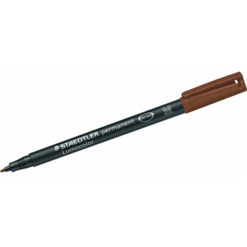STAEDTLER Marqueur permanent 317M Lumocolor, marron