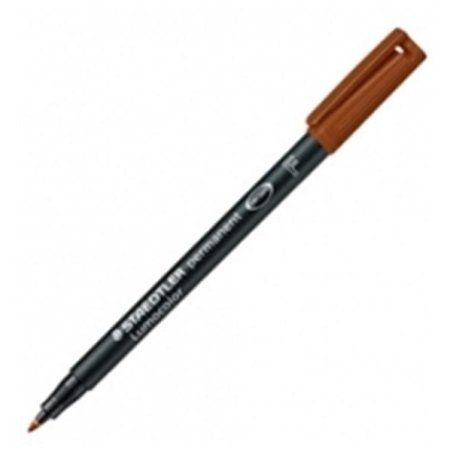 STAEDTLER Marqueur permanent 318F Lumocolor, marron