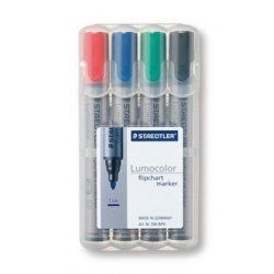 Staedtler 356 WP4 marqueur 4 pièce(s) Noir, Bleu, Vert, Rouge
