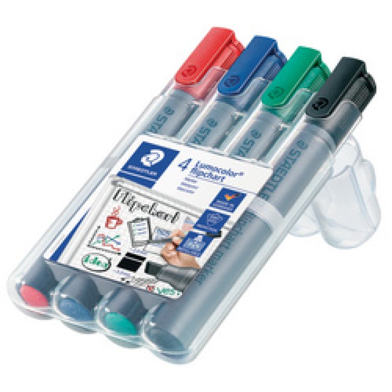 STAEDTLER Marqueur de conférence 356B Lumocolor, étui de 6