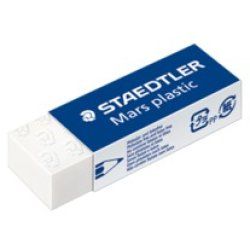 Staedtler Mars Plastic gomme à effacer Plastique Blanc 1 pièce(s)