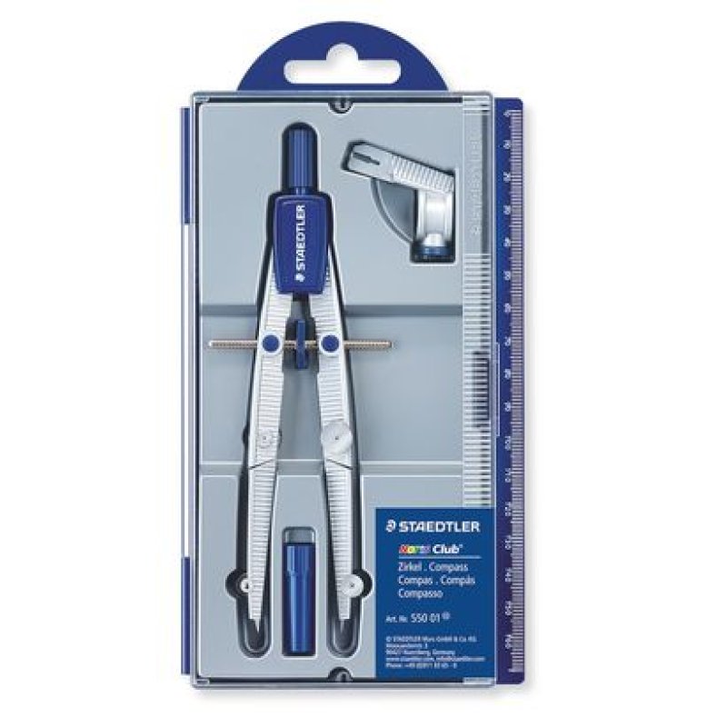STAEDTLER Compas scolaire Noris 550 01,longueur: 156 mm