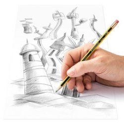 STAEDTLER Crayon Noris avec gomme, hexagonal