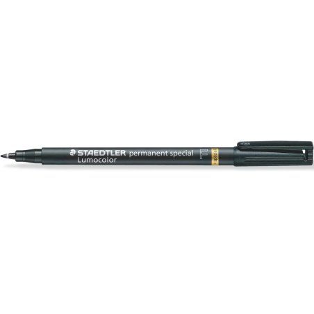 Staedtler Lumocolor Permanent Special marker 1 pc(s) Fine/Bullet tip Black
