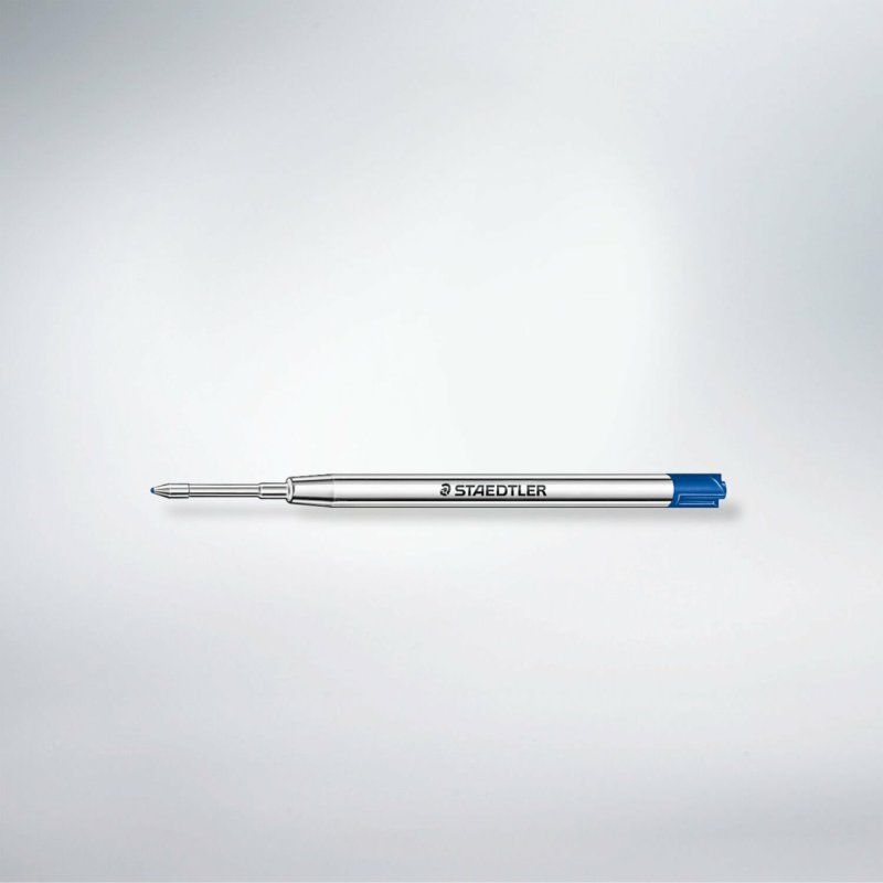 STAEDTLER Recharge pour stylo à bille 458, M, bleu