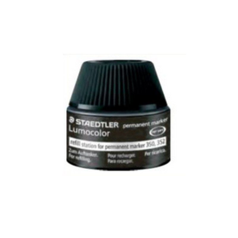 STAEDTLER Flacon de recharge Lumocolor 488 50, noir