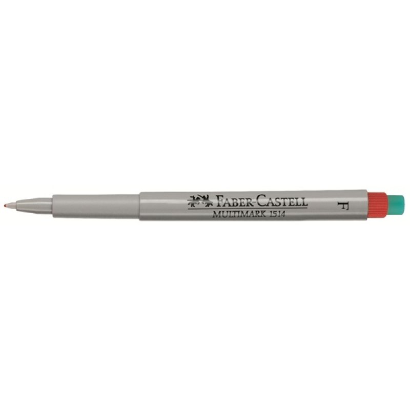 FABER-CASTELL Marqueur NonPermanent MULTIMARK F, rouge