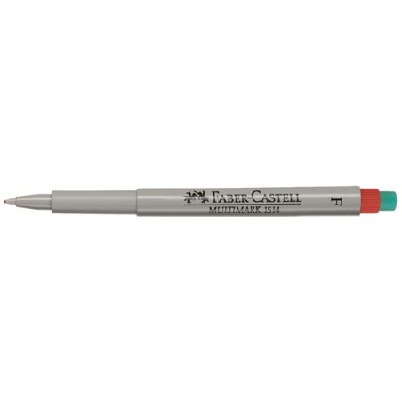 FABER-CASTELL Marqueur NonPermanent MULTIMARK F, rouge